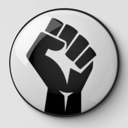 Social Justice Fist Button